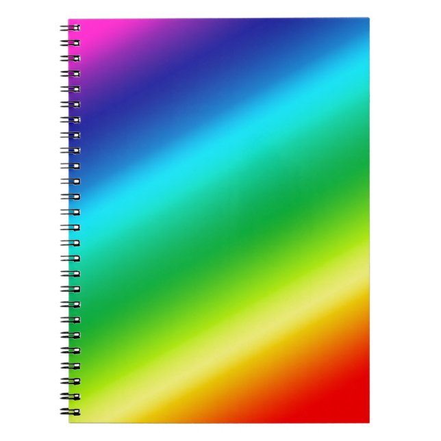 Caderno Espiral Arco-íris (Frente)