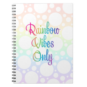 Caderno Espiral Arco-Íris apenas