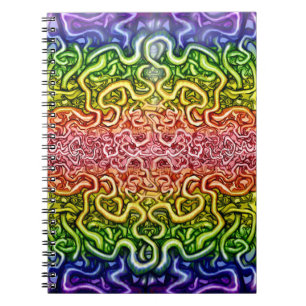 Caderno Espiral Arco-Íris Duplo Torcido