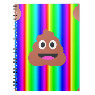 Caderno Espiral arco-íris emoji