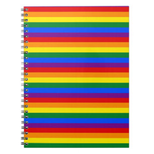 Caderno Espiral arco-íris Foto espiral Notebook colorido
