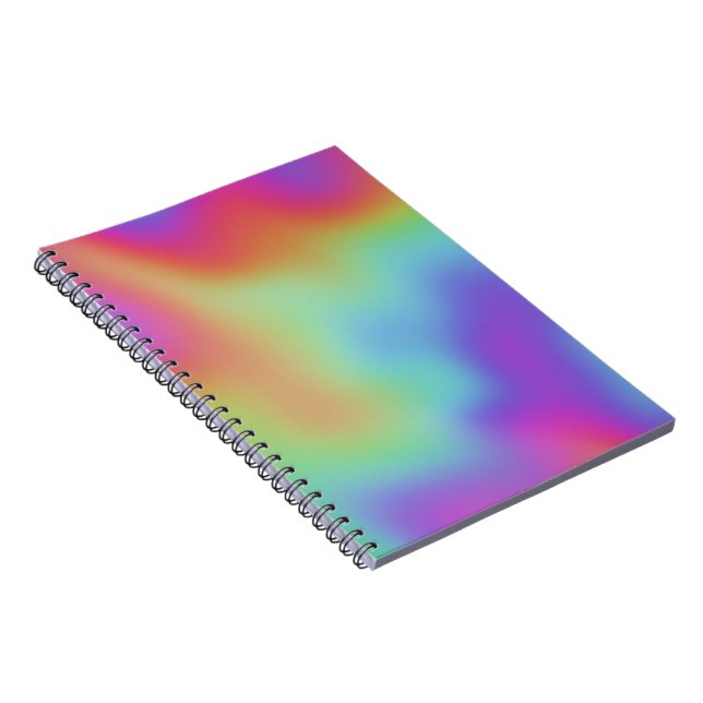 Caderno Espiral arco-íris hypercolor neo : (Lado Direito)