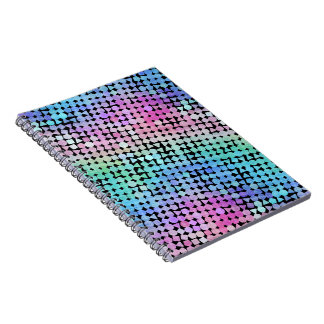 Caderno Espiral arco-íris regen :