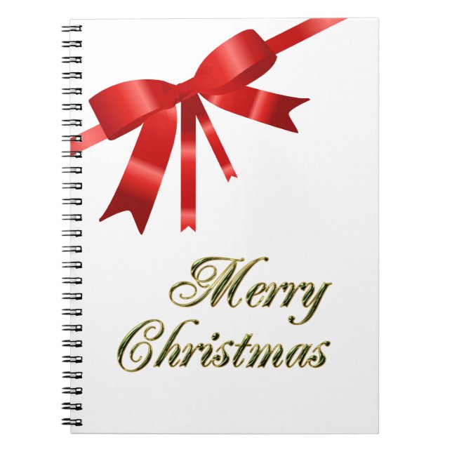 Caderno Espiral Arco Red Christmas (Frente)