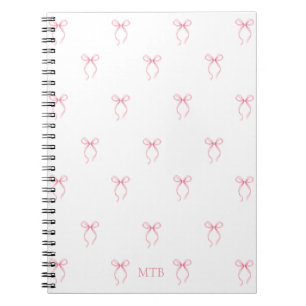Caderno Espiral Arco rosa monograma