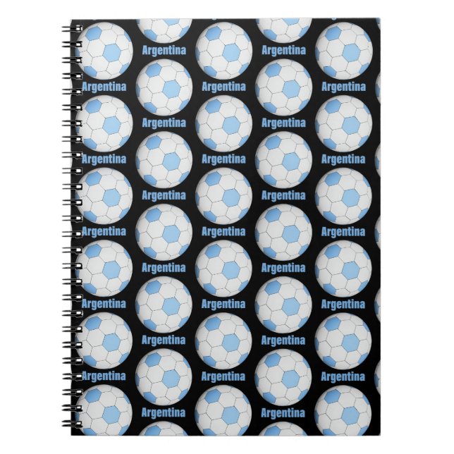 Caderno Espiral Argentina soccer  (Frente)