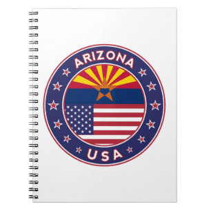 Caderno Espiral Arizona, Arizona, poster de Arizona, adesivo