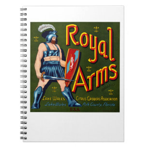Caderno Espiral Armas reais