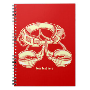 Caderno Espiral Arnês de escalada