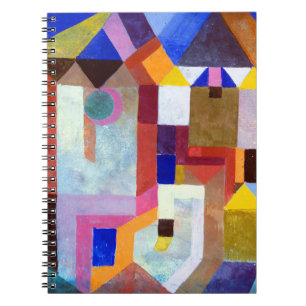 Caderno Espiral Arquitetura Colorida de Paul Klee