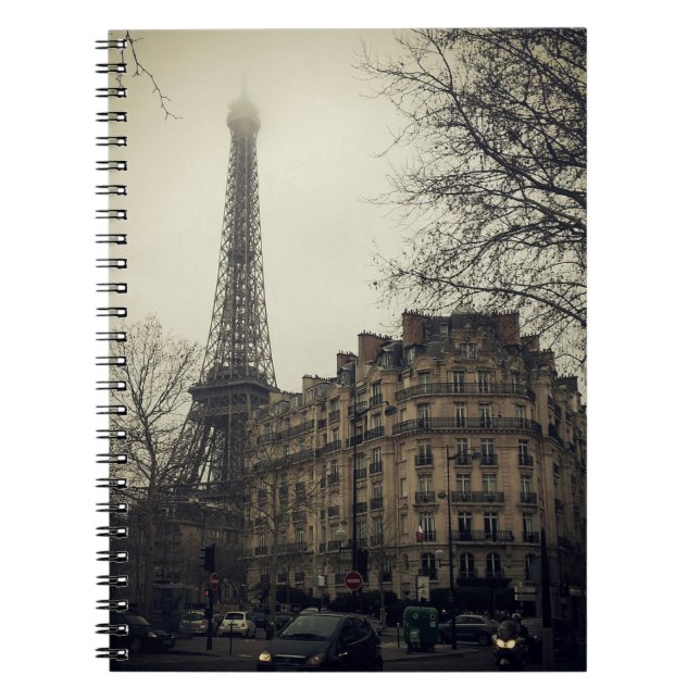 Caderno Espiral Arquitetura Eiffel Tower Paris (Frente)