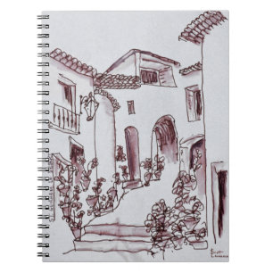 Caderno Espiral Arquitetura Saint-Guilhem-Le-Desert, França
