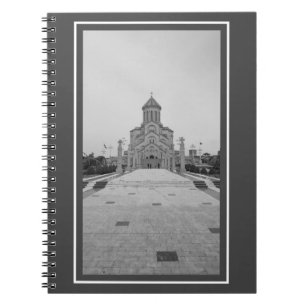 Caderno Espiral Arquitetura Tbilisi Georgia Sameba Cityscape