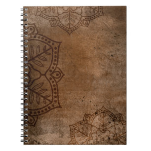 Caderno Espiral Arranque de gradação da colheita de fundo