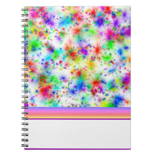 Caderno Espiral Arrastões do arco-íris