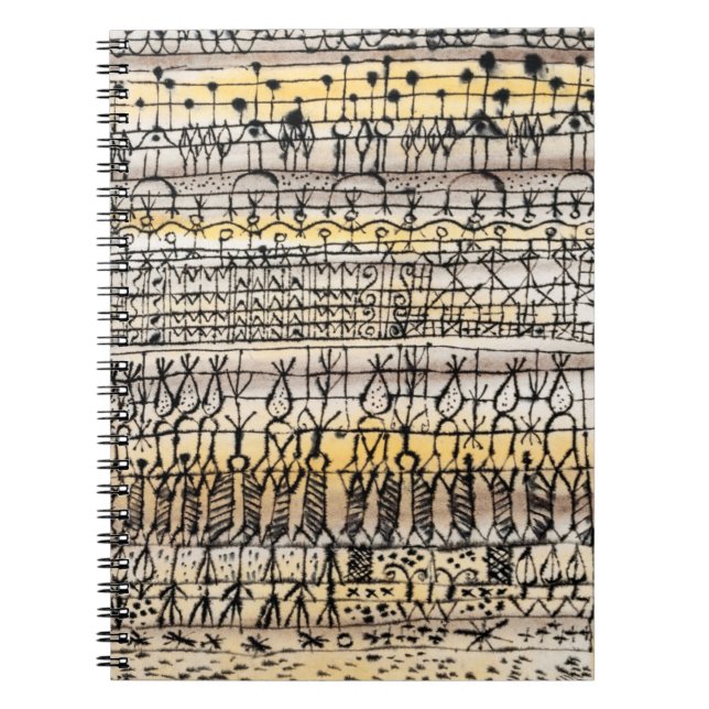 Caderno Espiral Arrefecimento num jardim de zonas quentes" (1924)  (Frente)