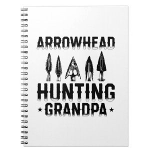 Caderno Espiral Arrohead Hunter Ideias de presentes para caça