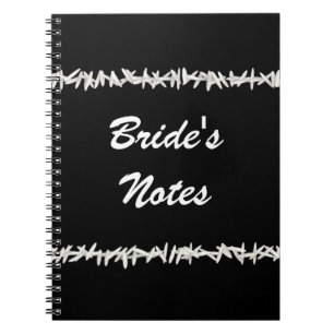 Caderno Espiral Arroz Em Fundo Preto