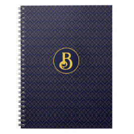 Caderno Espiral Art Deco Monograma