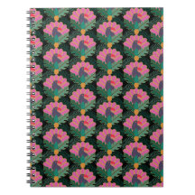 Art Deco Toucans Tropicais e Ananás