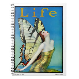 Caderno espiral Art nouveau