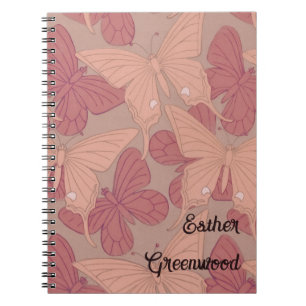 Caderno Espiral Art Nouveau Butterfly