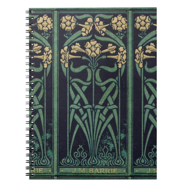 Caderno Espiral Art Nouveau J.M. Barrie (Frente)