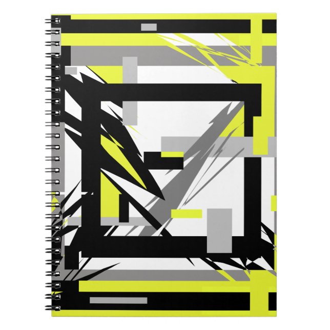 Caderno Espiral Arte abstrata (Frente)