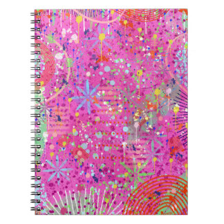 Caderno Espiral Arte Abstrata: Sonhos de Verão