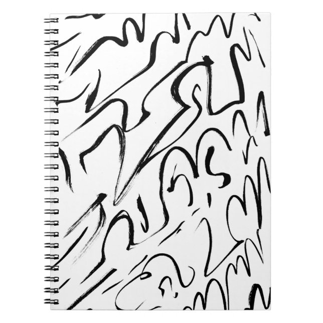 Caderno Espiral arte abstrato (Frente)