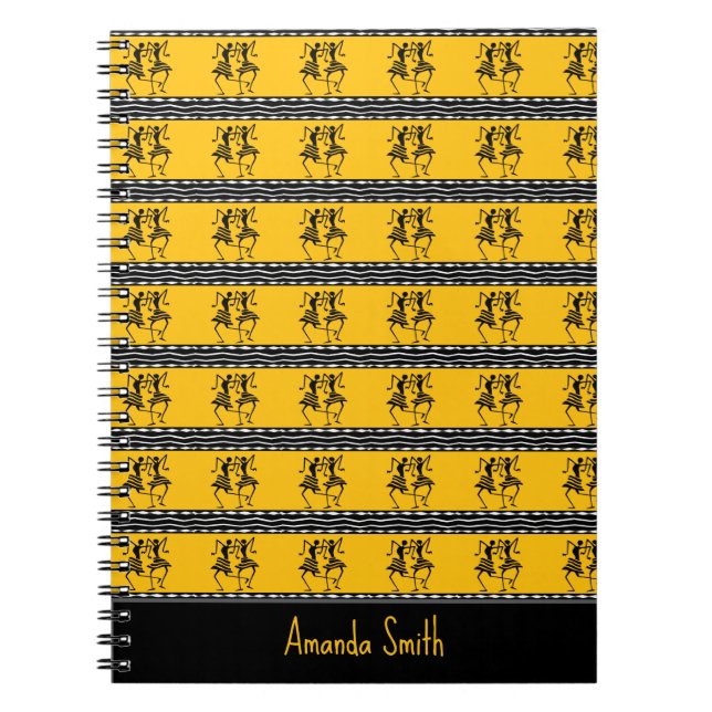 Caderno Espiral Arte Africana, Celebração (Frente)