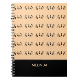 Caderno Espiral Arte Africana, Dança Inspiracional, Bonita