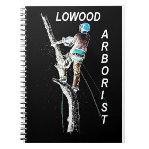 Caderno Espiral Arte Arborista Árvore Cirurgiã Chainsaw Paisaw