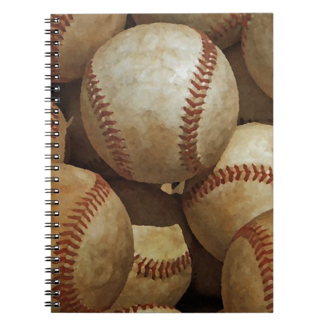 Caderno Espiral Arte Baseball (Frente)