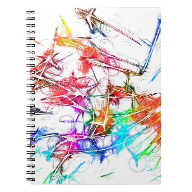 Caderno Espiral Arte colorida (Frente)