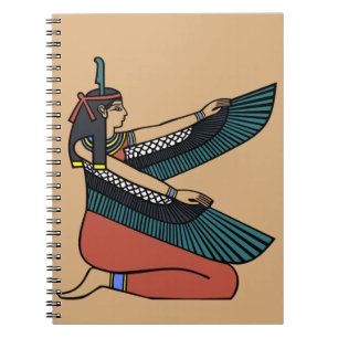 Caderno Espiral Arte da Mitologia Egípcia Antiga
