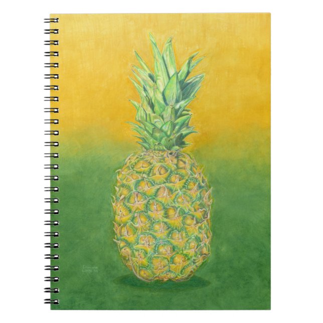 Caderno Espiral Arte de Abacaxi (Frente)