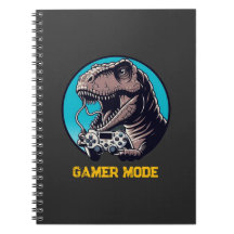 Arte de Dinossauro no Modo Gamer T-Rex