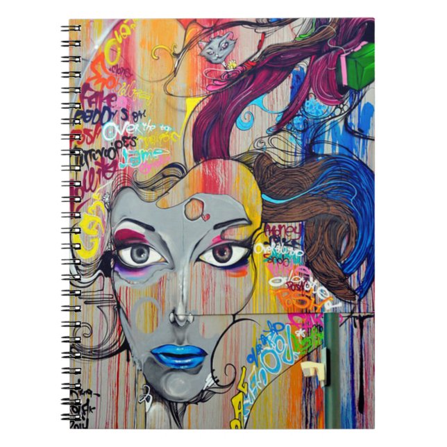 Caderno Espiral Arte de Grafite (Frente)