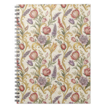 Arte de padrão de rolagem floral vintage francês o