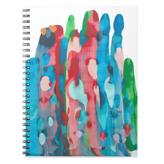 Caderno Espiral Arte de raspagem de Piper (Frente)