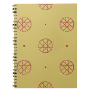 Caderno Espiral Arte deco padrão sem descontinuidades. abstrato, a