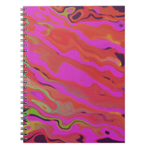 Caderno Espiral arte digital em notebook