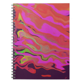 Caderno Espiral arte digital no notebook