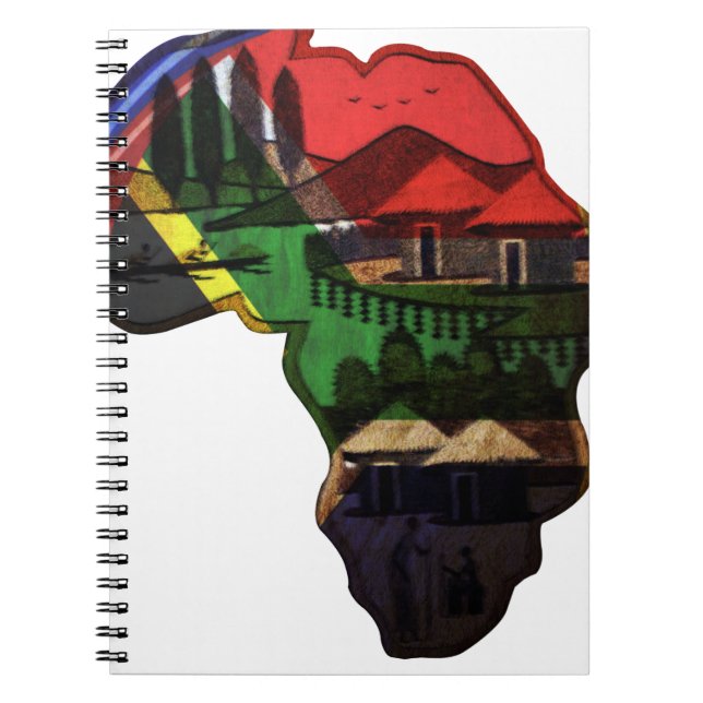Caderno Espiral Arte do Patrimônio Africano - Uma Fusão Cultural (Frente)