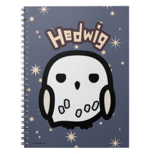 Caderno Espiral Arte do Personagem de Desenho Hedwig