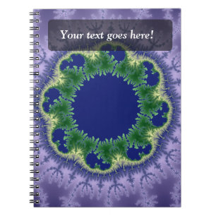 Caderno Espiral Arte fractal do Kolo