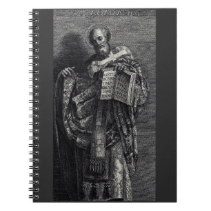 Caderno Espiral Arte Gráfica de São Atanásio de Alexandria