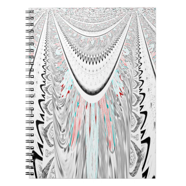 Caderno Espiral Arte impressionante. (Frente)