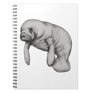 Caderno Espiral arte manateada
